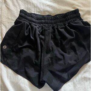 Lululemon Camo Hotty Hot Shorts